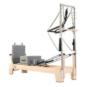 Livara Professional Rubberwood Pilates Reformer + Tower - Home Studio, 14-Spring System