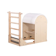 Livara Maple Wood Pilates Ladder Barrel - Studio & Home Use, Microfiber Leather