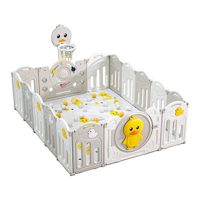 Livara Foldable Modular Children's Playpen - Indoor Play, Activity Centre, Cushioned Mat