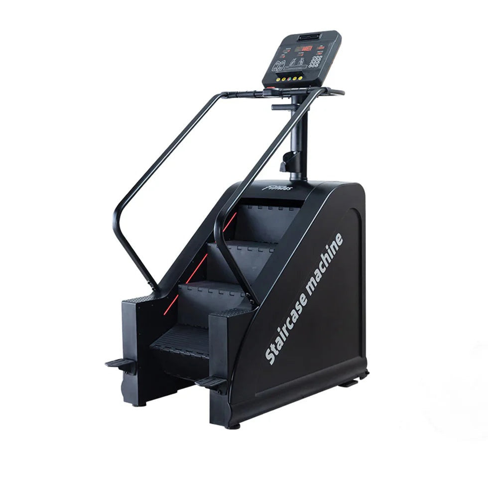 Livara 200W LED Screen Stepmill - Cardio Workout, Wireless Charging, Multi-Speed Fan
