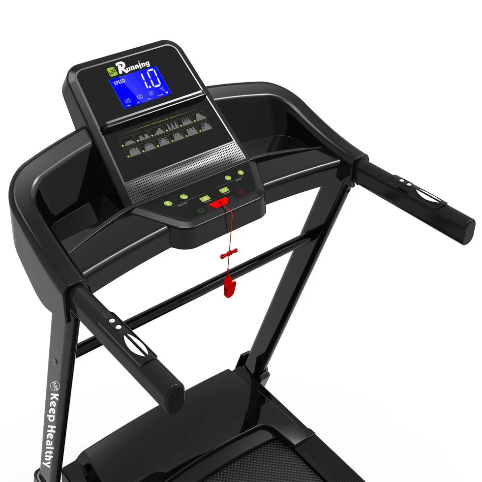 Livara Auto-Incline Running Treadmill - Cardio Workout, Bluetooth Music, Fitshow App