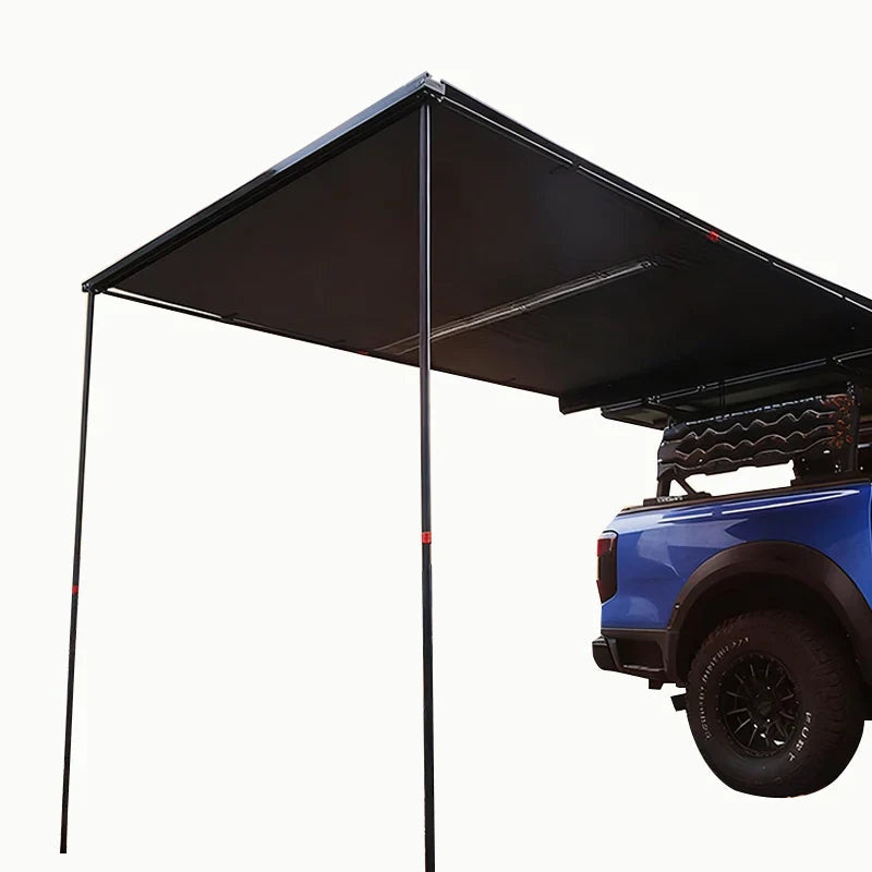 Livara Aluminium 420D Oxford Car Side Awning - Camping & Travel, Quick Opening