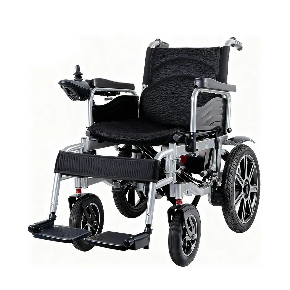 Livara Foldable Dual-Motor Electric Wheelchair - Daily Mobility, 12Ah Battery, 15km Range