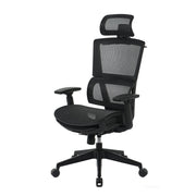 Livara Mesh Ergonomic Office Chair - Home Office, Footrest, 3D Armrests