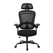 Livara Mesh Fabric Office Chair - Home Office, 2D Headrest, Flip-Up Armrests