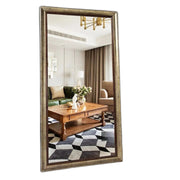 Livara Bronze Gold Full-Length Mirror - Bedroom & Hallway, Leaning Design, Classic Frame