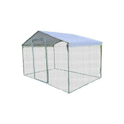 Livara Galvanized Wire Mesh Chicken Run - Indoor & Outdoor, Weather-Resistant Cover