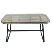 Modern Outdoor Lounge Set – 4-Piece Rattan Patio Furniture