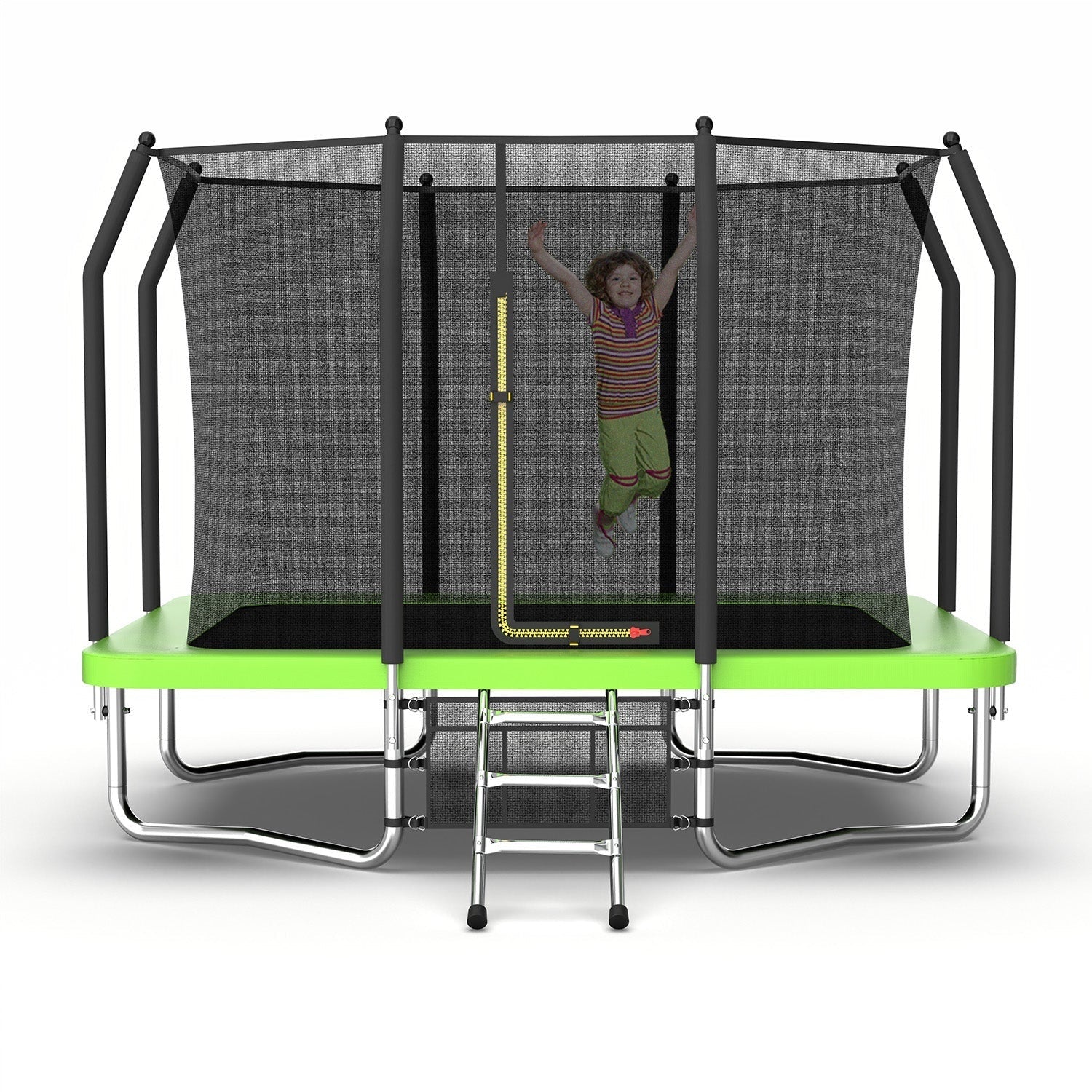 Livara Rectangular Trampoline - Backyard Fun, Galvanised Steel Frame, UV-Resistant Mat
