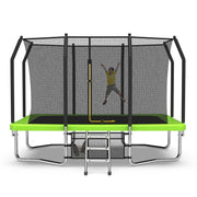 Livara Galvanized Steel-Frame Outdoor Trampoline - Backyard Fun, Safety Enclosure