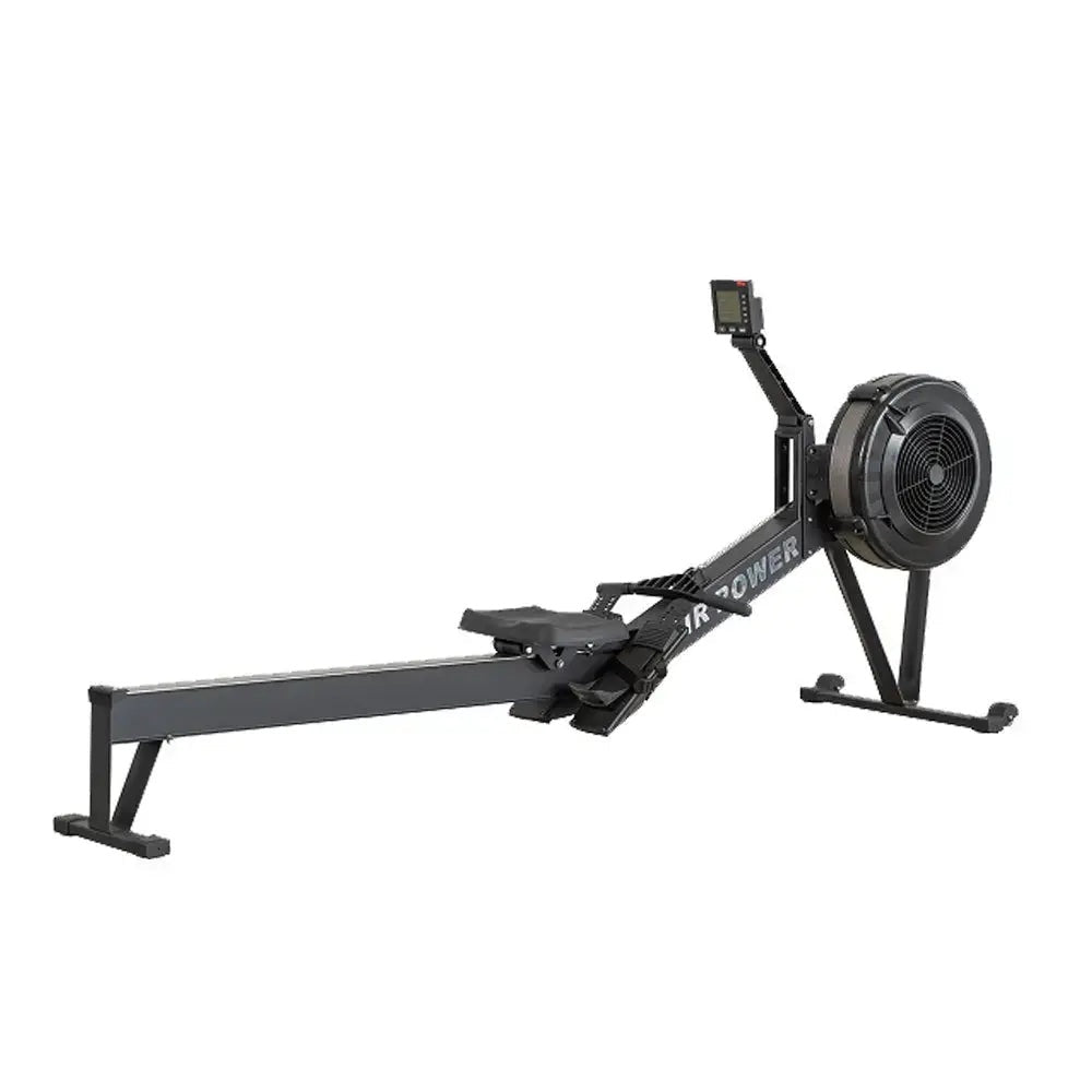 Livara Carbon-Steel Air Rowing Machine - Cardio Workout, 10-Level Resistance, LED Monitor