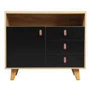 Livara Multifunctional Storage Cabinet - Apartment Living, 3 Drawers, Open Shelf